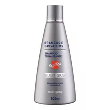 Shampoo Silver Gray Brancos E Grisalhos 300ml Mahogany 