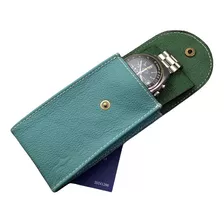 Porta Relógio Couro Para Viagens Watch Pouch Rfoz 20241286