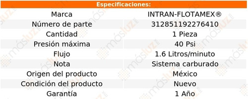 Repuesto Bomba Combustible 1.6 L/min Volvo 760 V6 2.8l 87/90 Foto 2