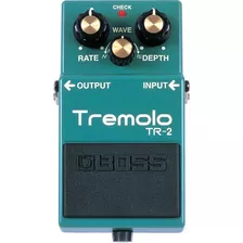 Boss Tr-2 Pedal Compacto Tremolo Color Verde