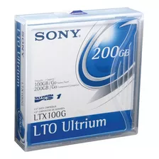 Cartridge Ultrium 100 200gb Sony Ltx100g Tecnomas