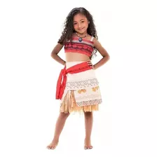  Fantasia Infantil Regina Princesa Moana Clássica