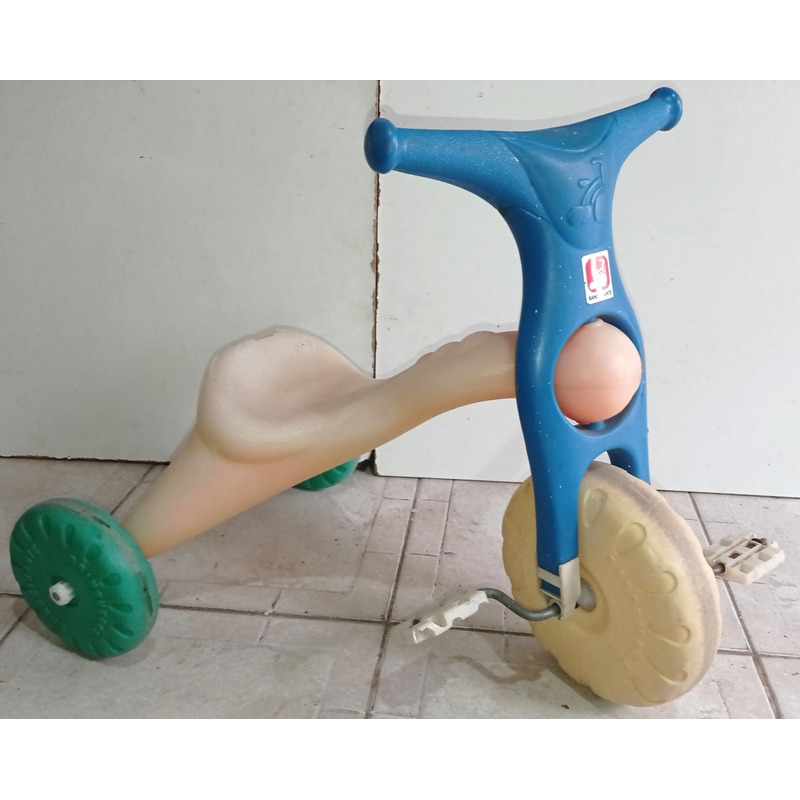 Triciclo Infantil Bandeirante Antigo Carona Até 42kg Escolar