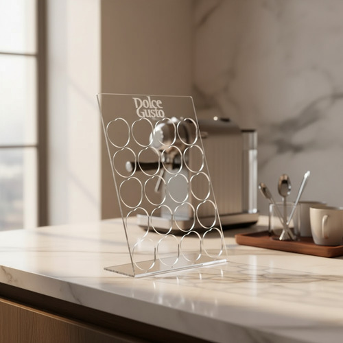 Suporte 20 Cápsulas De Café Expresso Dolce Gusto Acrílico