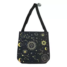 Bolsa Ecologica De Tela Algodon Constelaciones Sol Luna