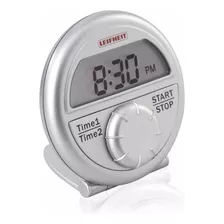 Reloj Timer De Cocina Digital Leifheit Plateado Temporizador