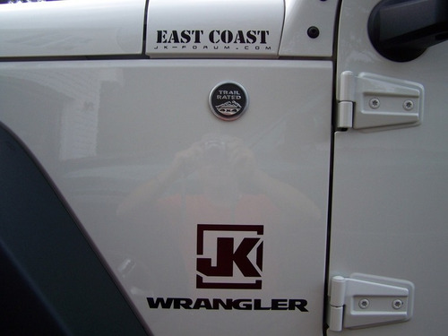 Par Calcomanias Logo Jeep Wrangler Jk Foto 3