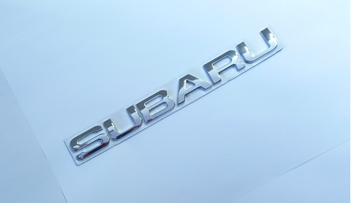 Emblema Subaru Insignia Logotipo Letras Cromadas Adhesivas  Foto 3