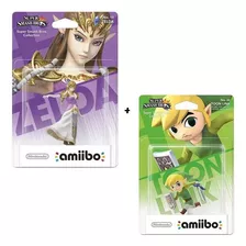 Amiibo Zelda + Amiibo Link Niño - Super Smash Bros