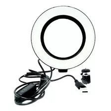 Iluminador Ring Light Led Anel Aro De Luz 6 Polegadas