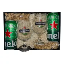 Cerveza Heineken 473ml X2 + Copas + Maní - Dia Del Padre