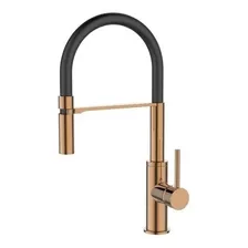 Torneira Cozinha Misturador Monocomando Gourmet Rose Gold