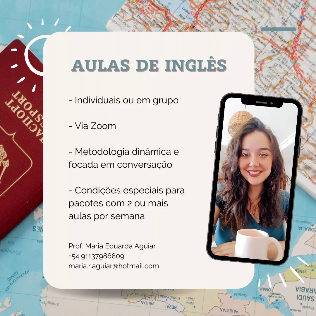 Aulas Particulares De Inglês E Espanhol (online)