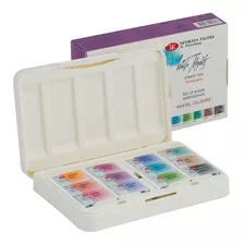 Aquarela White Nights Em Pastilha Tons Pastel - 12 Cores