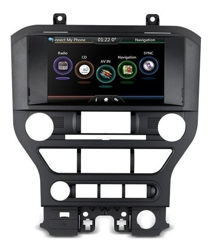 Ford Mustang 2015-2018 Android Gps Wifi Mirror Link Radio Hd Foto 3