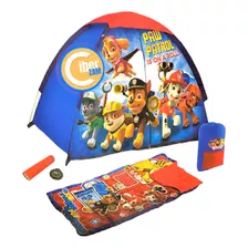 Paw Patrol Casa Campaña +bolsa Dormir + Linterna + Brújula