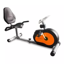 Bicicleta Fija Ranbak Ran-201 Horizontal Color Gris Y Naranja