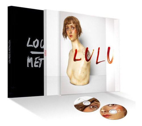 Lulu Lou Reed Metallica Deluxe 2 Cd + 2 Books Slipcase Imp