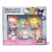 Hello Kitty Y Amigos Sweet & Salty Pack 6 Figuras