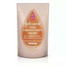 Refil Sabonete Líquido Johnsons Baby Cabeça Aos Pés 180ml