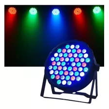 Luz Led Disco Reflector 54 Led Rgb Dmx Discoteque