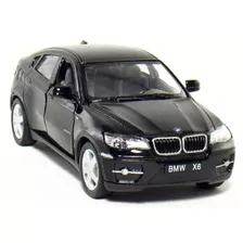 Juego De 4:5'' Bmw X6 Suv Escala 1:38 Negro/rojo/plata/blanc