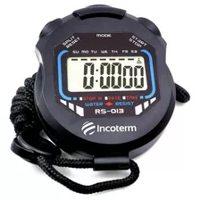 Cronômetro De Mão Digital Progressivo Com Relógio Incoterm 