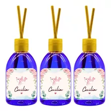 12 Lembrancinha Aromatizador Personalizada 100ml Jardim