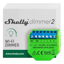 Shelly Dimmer2 Dimmer Wi-fi Inteligente Instalação Elétrica