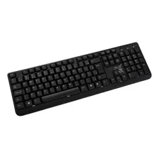 Teclado Padrão Usb 2.0 Abnt2 - Preto - Maxprint