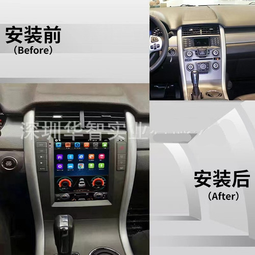 Estreo Carplay 2+32g Para Ford Edge 2010-2015 Tesla Radio Foto 4