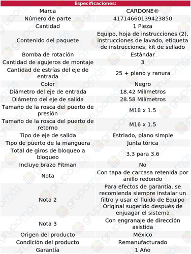 1 Caja Direccin Hidrulica Gmc Caballero 80 Al 83 Reman Foto 4