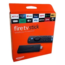 Amazon Fire Tv Stick 3ª Geração Tv Box Full Hd Dolby Atmos Cor Preto 110v/220v