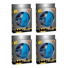 Kit C/4 Bola Inflável Infantil Azul Batman Fun