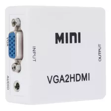 Adaptador Conversor Vga Pc A Hdmi Tv Monitor Factura A