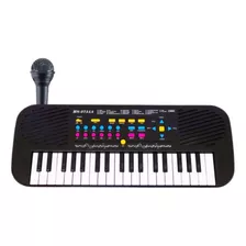 Teclado Piano Musical Infantil Com Microfone 37 Teclas