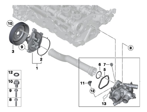 Termostato Para Mini Coup R58 Cooper Motor  N16 Foto 4