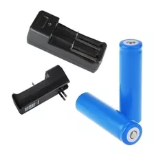 Baterias Recargables 18650 3.7 V 1200 Mah + Cargador 220v