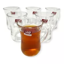 Taza Jarro Jarrito Vidrio Cafe Vidrio X 6 Unidades Bazar