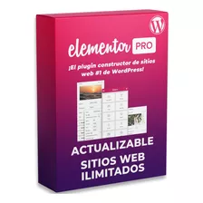 Elementor Pro + Licenca Gpl - Dominios Infinitos 