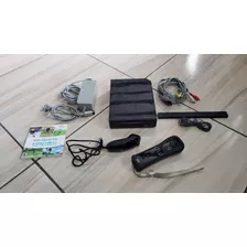 Nintendo Wii Preto Completo Funcionando 100% G8