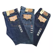 Lote 3 Pantalones Levis Para Hombre 501 Straight A Elegir 