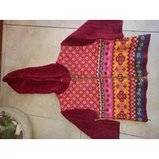 Saco Con Capucha De Lana/ Chenill T; 2 Prenatal Nena