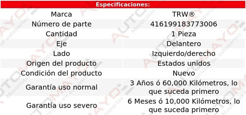 1-buje Caja Direccin Izquierdo O Derecho Pontiac Fiero 88 Foto 2