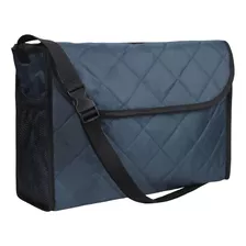 Bolsa Para Cadeira De Rodas/acessório Com Bolso Azul Escuro