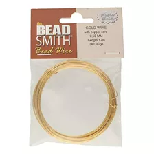 Chapado En Oro Alemán Bead Craft Wire Gauge 0.5 24 Dia 12 Me