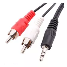 Cable De Audio 3.5 A 2 Rca De 1,5 Mts. Factura/boleta