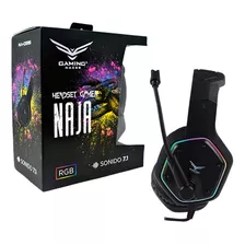 Audifonos Diadema Gamer Pc Rgb Audio 7.1 Laptop Usb Naceb