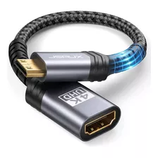 2 Adaptador Hdmi A Hdmi Mini 4k Cable 