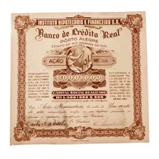 Banco De Crédito Real De 1 Conto De Reis De 1933-cod-466